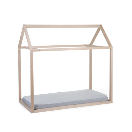 Childhome Natural 70×140 cm – rám dětské postele Domeček z buku