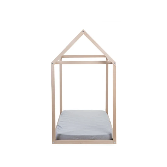 Childhome Natural 70×140 cm – rám dětské postele Domeček z buku