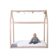 Childhome Natural 70×140 cm – rám dětské postele Domeček z buku