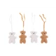 Childhome Teddy – závěsný kolotoč Teddy se 6 medvídky
