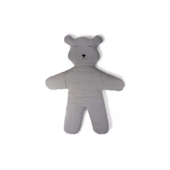 Childhome Medveď Teddy Jersey Grey 150 cm – měkká hrací deka do dětského pokoje