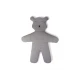 Childhome Medveď Teddy Jersey Grey 150 cm – měkká hrací deka do dětského pokoje