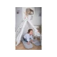 Childhome Medveď Teddy Jersey Grey 150 cm – měkká hrací deka do dětského pokoje