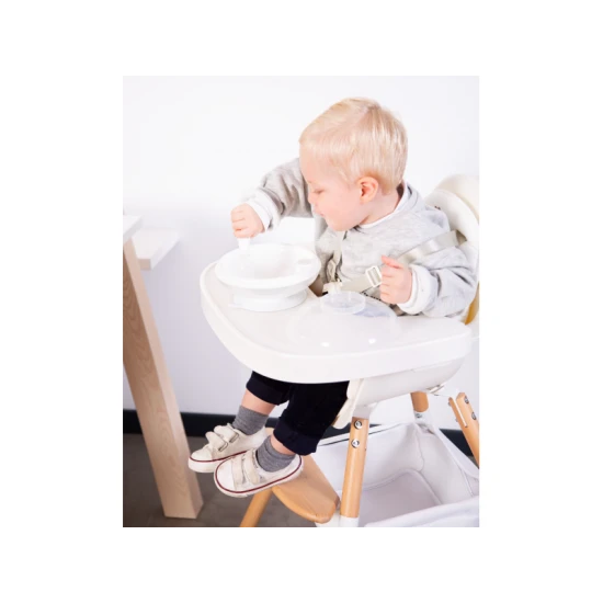 Childhome White – ABS pult se silikonovým prostíráním k židličce Evolu