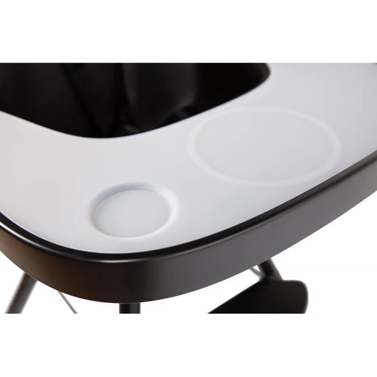 Childhome Black – ABS pult se silikonovým prostíráním k židličce Evolu
