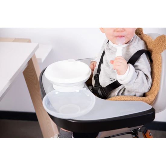 Childhome Black – ABS pult se silikonovým prostíráním k židličce Evolu