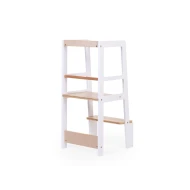 Židlička učící věž White Natural
