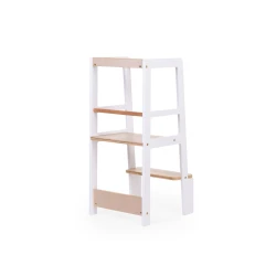 Židlička učící věž White Natural