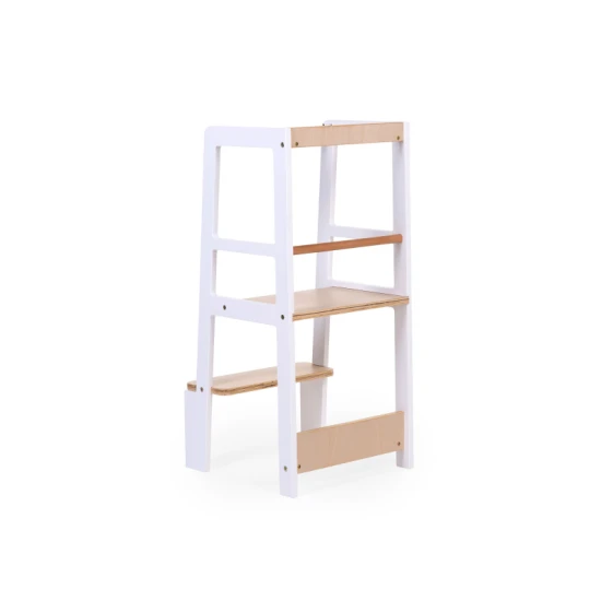 Childhome White Natural – dřevěná učící věž pro děti