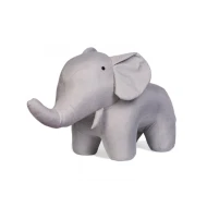 Textilní slon stojící Grey