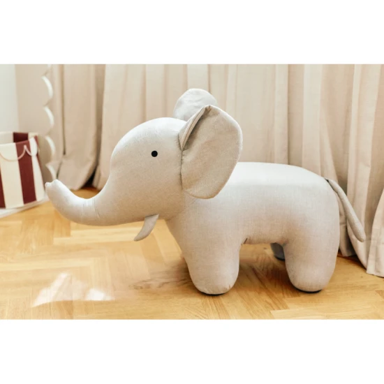 Childhome Grey – designový textilní slon na sezení