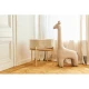 Childhome Beige – designová textilní žirafa 131 cm na sezení