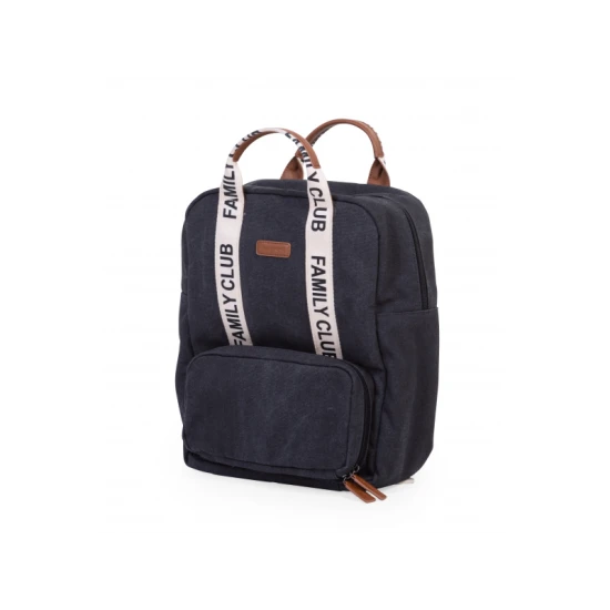 Childhome Family Club Black – přebalovací batoh 40×30×16 cm