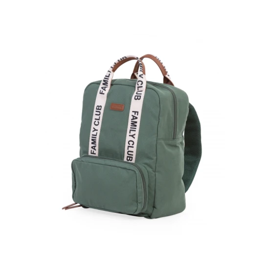 Childhome Family Club Green – přebalovací batoh 40×30×16 cm
