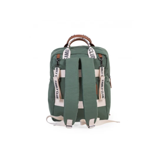 Childhome Family Club Green – přebalovací batoh 40×30×16 cm