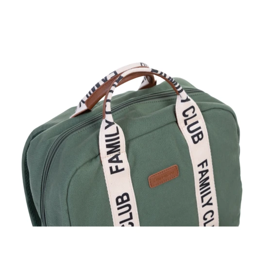 Childhome Family Club Green – přebalovací batoh 40×30×16 cm