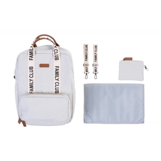 Childhome Family Club Off White – přebalovací batoh 40×30×16 cm