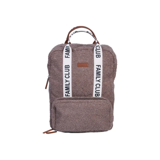 Childhome Family Club Signature Teddy Soft Brown – přebalovací batoh 40×30×16 cm