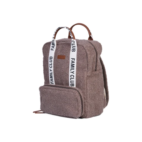 Childhome Family Club Signature Teddy Soft Brown – přebalovací batoh 40×30×16 cm
