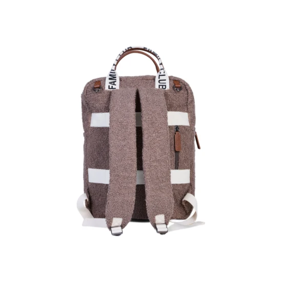 Childhome Family Club Signature Teddy Soft Brown – přebalovací batoh 40×30×16 cm
