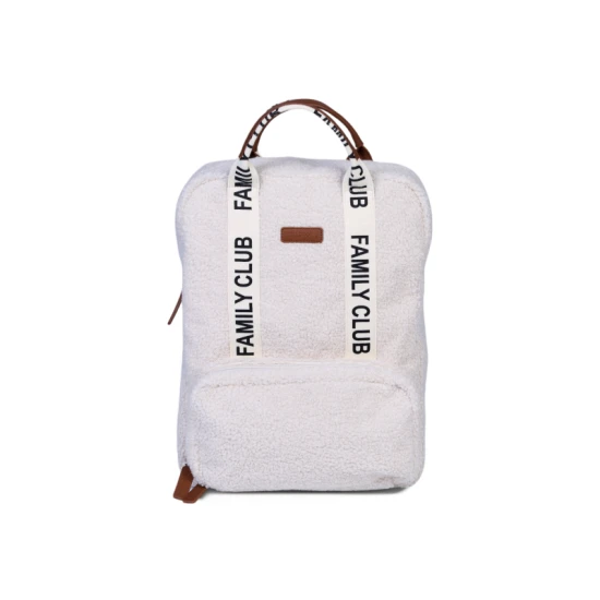 Childhome Family Club Signature Teddy Off White – přebalovací batoh 40×30×16 cm