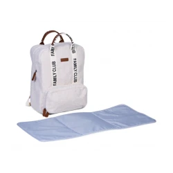 Přebalovací batoh Family Club Signature Teddy Off White
