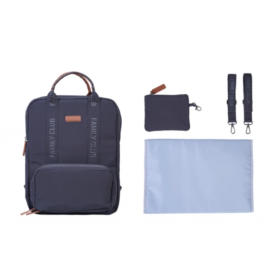 Childhome Family Club Signature Urban Dark Grey – přebalovací batoh 40×30×16 cm