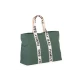 Childhome Family Bag Canvas Green – cestovní taška 55×40×18 cm