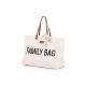 Childhome Family Bag Teddy Off White – cestovní taška 55×40×18 cm