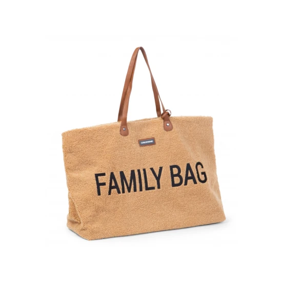 Childhome Family Bag Teddy Beige – cestovní taška 55×40×18 cm