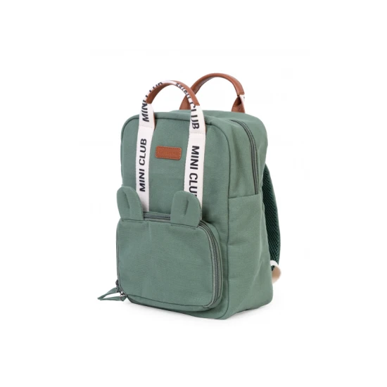 Childhome Mini Club Signature Green – dětský batoh pro děti 3–5 let