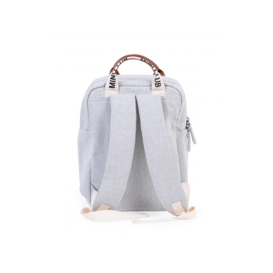 Childhome Mini Club Signature Off White – dětský batoh pro děti 3–5 let