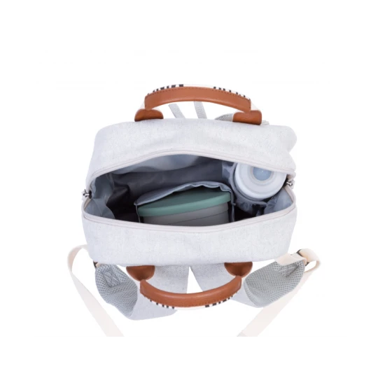 Childhome Mini Club Signature Off White – dětský batoh pro děti 3–5 let