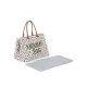 Childhome Mommy Bag Canvas Leopard – přebalovací taška 55×30×40 cm
