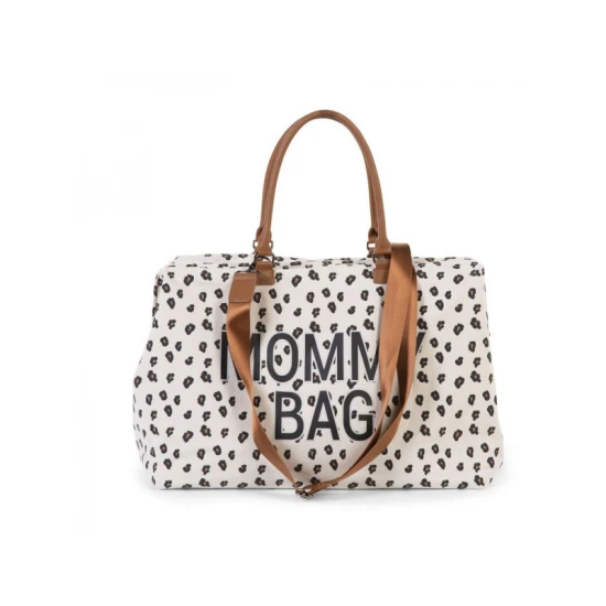 Childhome Mommy Bag Canvas Leopard – přebalovací taška 55×30×40 cm