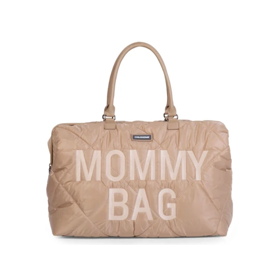 Childhome Mommy Bag Puffered Beige – přebalovací taška 55×30×40 cm