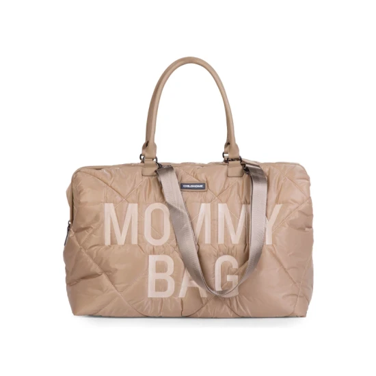 Childhome Mommy Bag Puffered Beige – přebalovací taška 55×30×40 cm