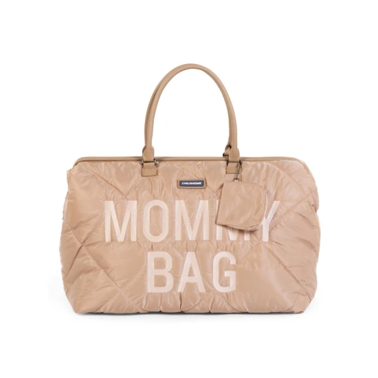 Childhome Mommy Bag Puffered Beige – přebalovací taška 55×30×40 cm