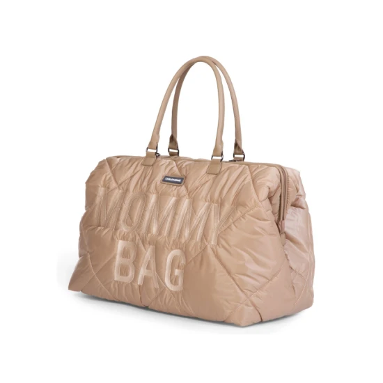 Childhome Mommy Bag Puffered Beige – přebalovací taška 55×30×40 cm