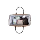 Childhome Mommy Bag Raffia Look – přebalovací taška 55×30×40 cm