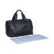 Childhome Mommy Bag Signature Vegan Leather Black – přebalovací taška 55×30×40 cm