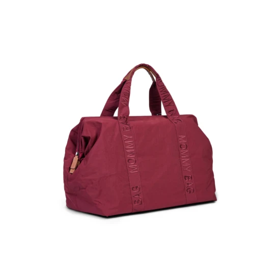 Childhome Mommy Bag Signature Urban Burgundy – přebalovací taška 55×30×40 cm