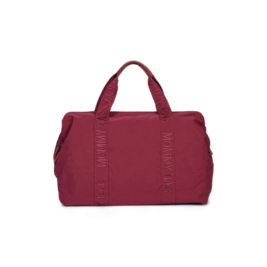 Childhome Mommy Bag Signature Urban Burgundy – přebalovací taška 55×30×40 cm