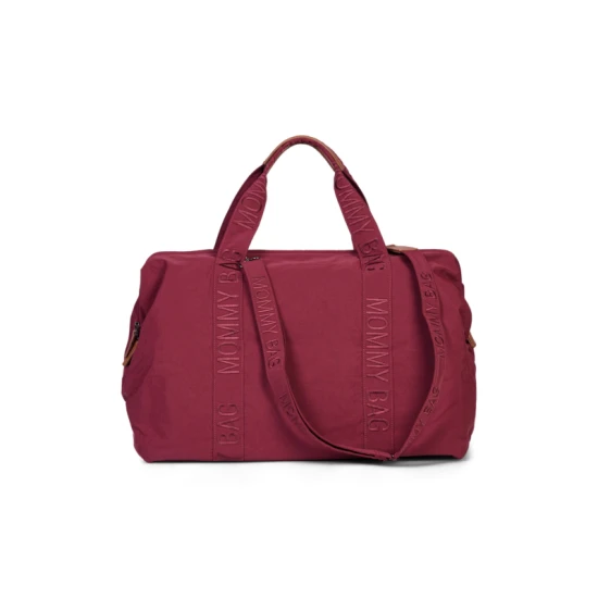 Childhome Mommy Bag Signature Urban Burgundy – přebalovací taška 55×30×40 cm