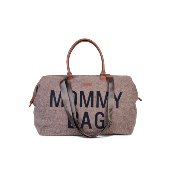 Childhome Mommy Bag Teddy Soft Brown – přebalovací taška 55×30×40 cm