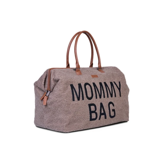 Childhome Mommy Bag Teddy Soft Brown – přebalovací taška 55×30×40 cm