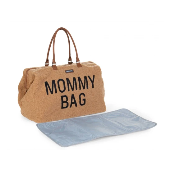 Childhome Mommy Bag Teddy Beige – přebalovací taška 55×30×40 cm