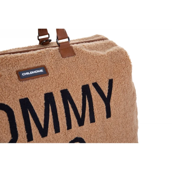 Childhome Mommy Bag Teddy Beige – přebalovací taška 55×30×40 cm