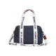 Childhome Mommy Club Signature Canvas Black – přebalovací taška 38×27×21 cm