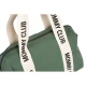 Childhome Mommy Club Signature Canvas Green – přebalovací taška 38×27×21 cm